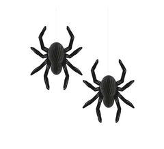 Pack de 2 pendentifs araignée 20 cm