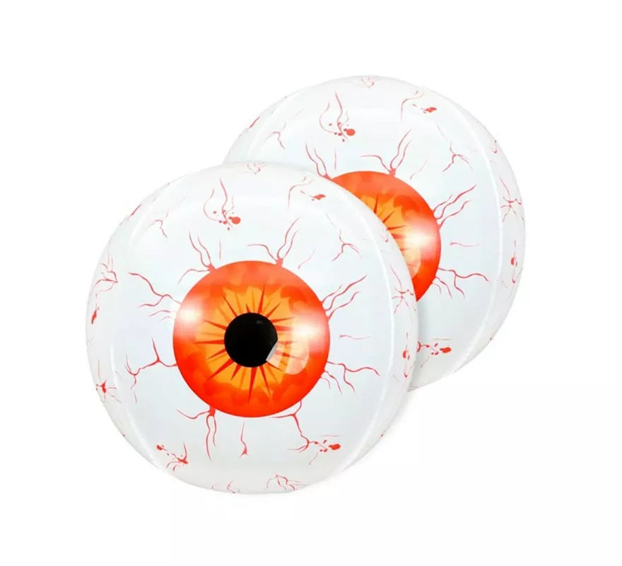 Translation missing: fr.Pack de 2 Globos Ojos Hinchables rojo 4D de 55 cm