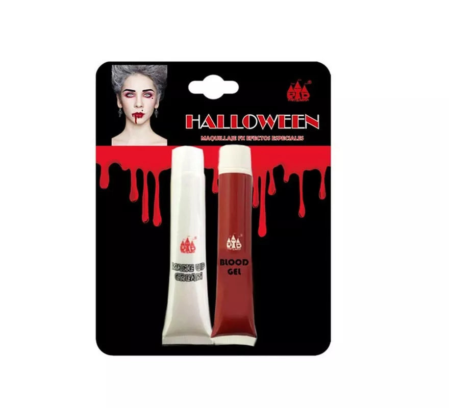 Translation missing: fr.Pack de 2 Maquillaje blanco y sangre