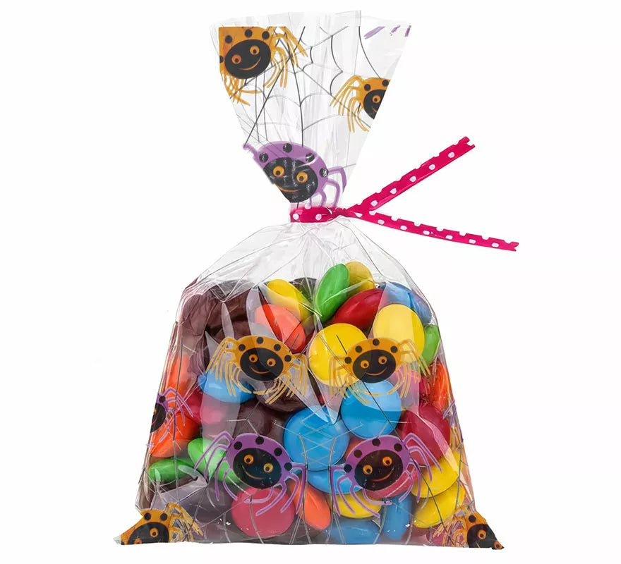 Translation missing: fr.Pack de 20 Bolsas Caramelos Arañas de 28X13 cm