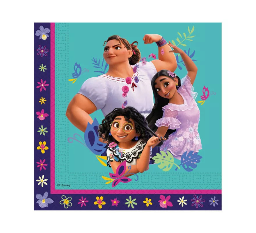 Translation missing: fr.Pack de 20 Servilletas de Encanto Disney de Papel de 33 x 33 cm