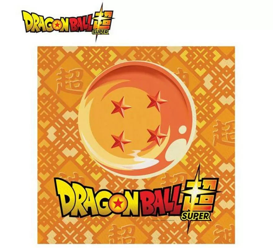 Translation missing: fr.Pack de 20 Servilletas de papel de 33x33 cm de Dragon Ball