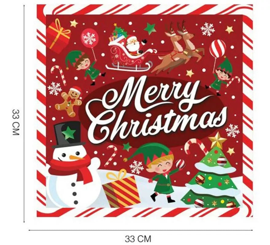 Translation missing: fr.Pack de 20 Servilletas Merry Christmas de 33x33 cm