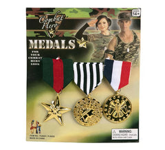 Pack de 3 Décorations Militaires de 15x15 cm
