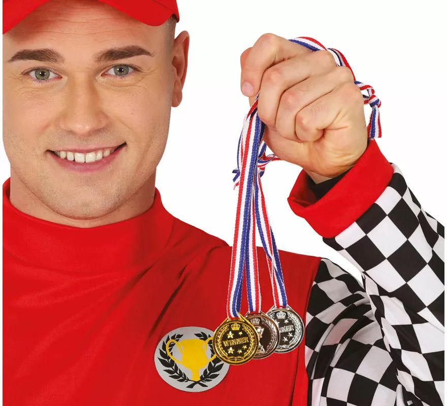 Translation missing: fr.Pack de 3 Medallas: Bronce, plata y dorado de 4 cm