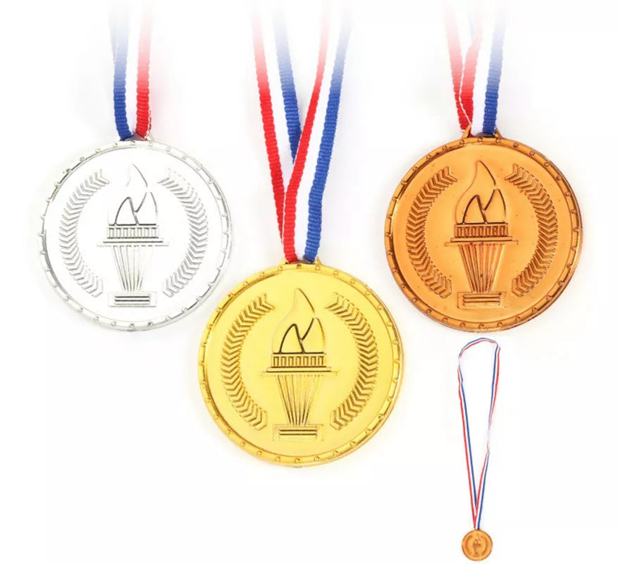 Translation missing: fr.Pack de 3 Medallas Olímpicas con cinta de 40 cm