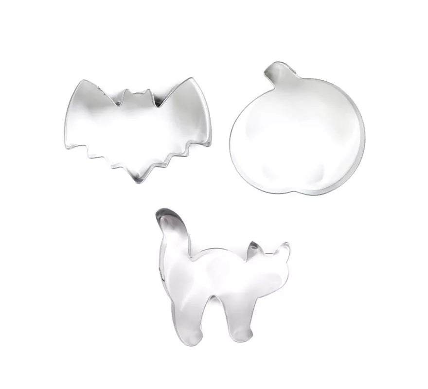 Translation missing: fr.Pack de 3 Moldes de Repostería calabaza, murciélago y gato