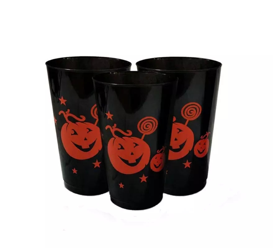Translation missing: fr.Pack de 3 Vasos Happy Calabazas
