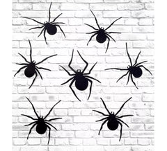 Pack de 30 Silhouettes d'Araignée 3D de 14,5x11,5 cm