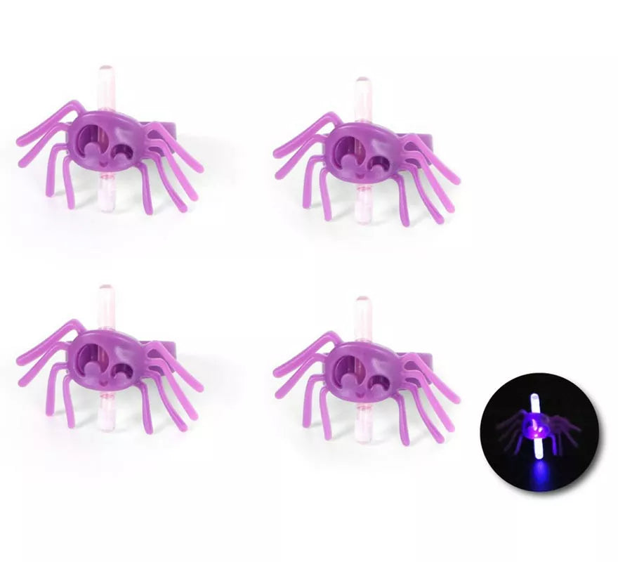Translation missing: fr.Pack de 4 Anillos Araña luminiscente de 3,5x2,5x2,6 cm
