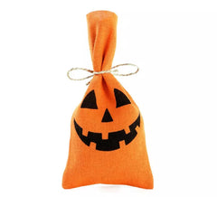 Pack de 4 sacs en tissu Halloween de 10x20 cm