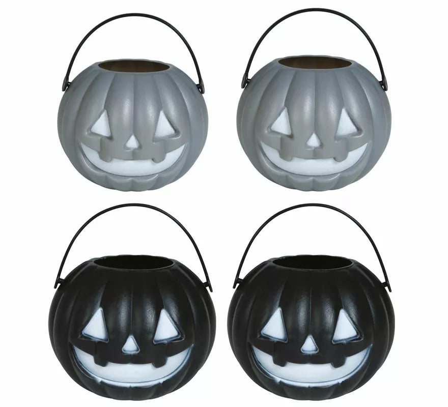 Translation missing: fr.Pack de 4 Calabazas en colores surtidos de 5x6 cm