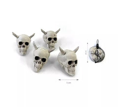 Pack de 4 Crânes de Diable de 20x5 cm