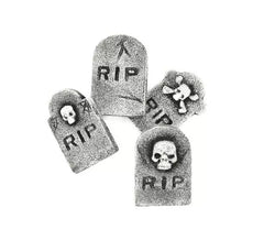Pack de 4 pierres tombales RIP