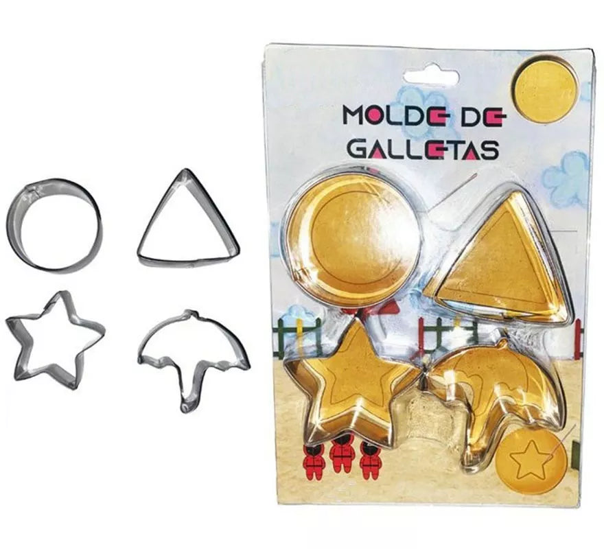 Translation missing: fr.Pack de 4 Moldes para Galletas de El Juego