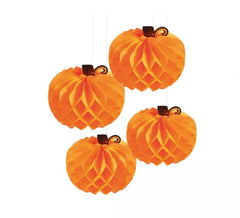 Pack de 4 nids d'abeilles citrouille de 25 et 30 cm