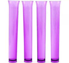 Pack de 4 tubes à essai violets