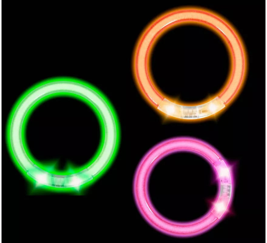 Translation missing: fr.Pack de 4 Pulseras Led de 8 cm en colores surtidos