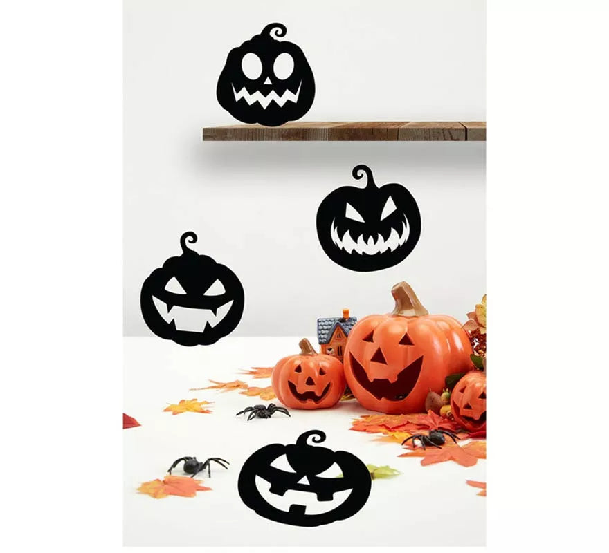 Translation missing: fr.Pack de 4 Siluetas de Calabazas negras