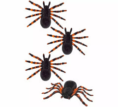 Lot de 4 tarentules de 7 cm