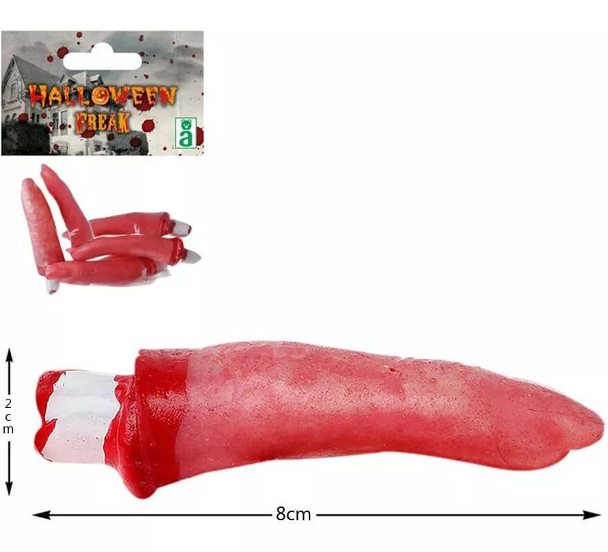 Translation missing: fr.Pack de 5 Dedos Sangrientos 8 cm