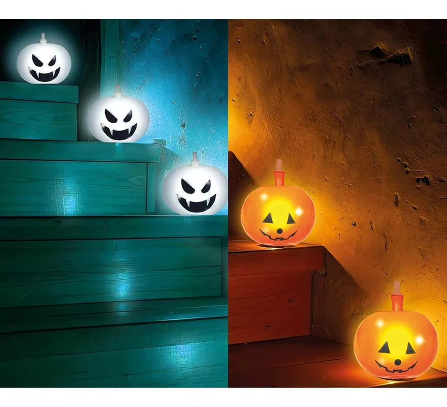 Translation missing: fr.Pack de 5 Globos con Luz multicolor de Calabaza