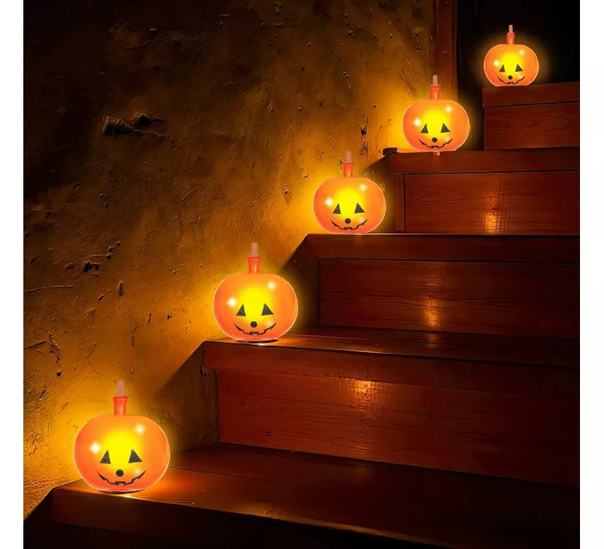 Translation missing: fr.Pack de 5 Globos con Luz multicolor de Calabaza