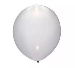 Pack de 5 Ballons LED Blancs 30 cm