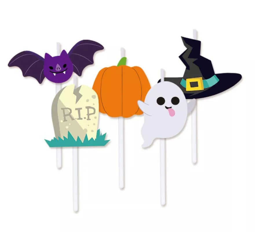 Translation missing: fr.Pack de 5 Velas Figuras Halloween