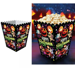Pack de 6 sacs à popcorn en papier Monsters 18x10,5 cm