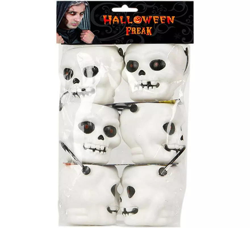 Translation missing: fr.Pack de 6 Cabezas de Calavera 25X13 cm