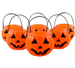 Pack de 6 paniers citrouilles 10 cm