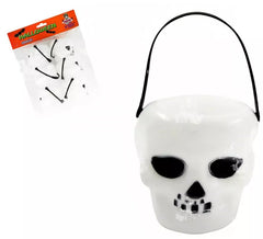 Pack de 6 paniers tête de mort 11 cm