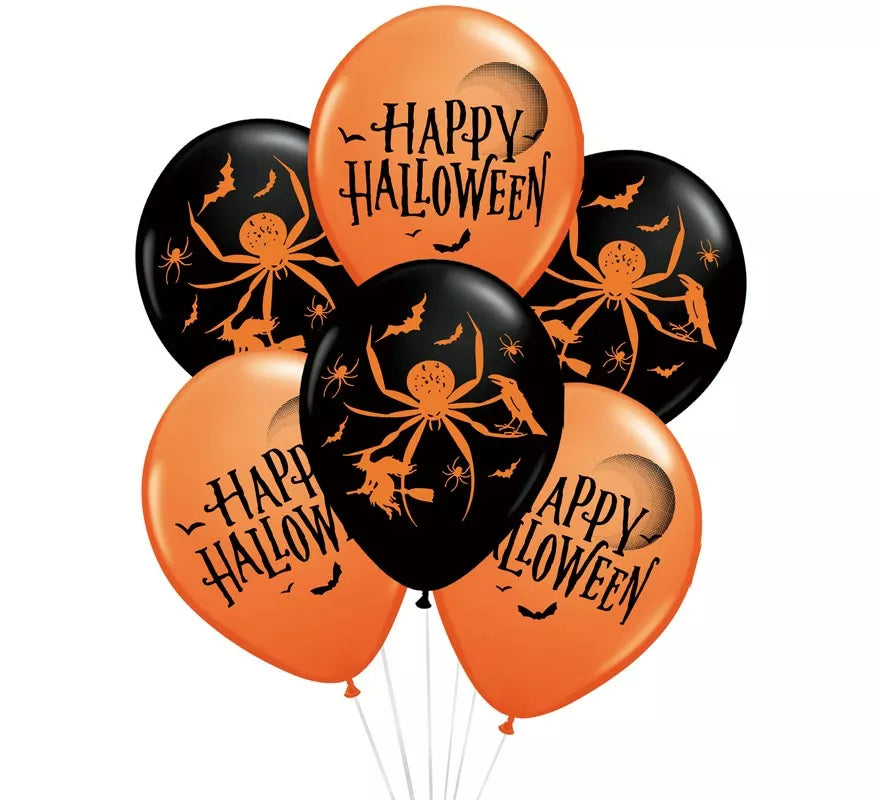 Translation missing: fr.Pack de 6 Globos Halloween Surtidos