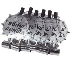 Pack de 6 Explosions d'Argent 'Bonne Année' pour le Nouvel An