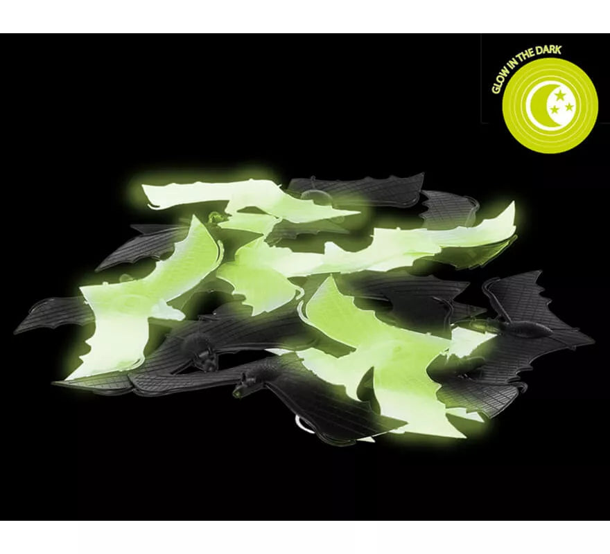 Translation missing: fr.Pack de 6 Murciélagos Fluorescentes 12 cm