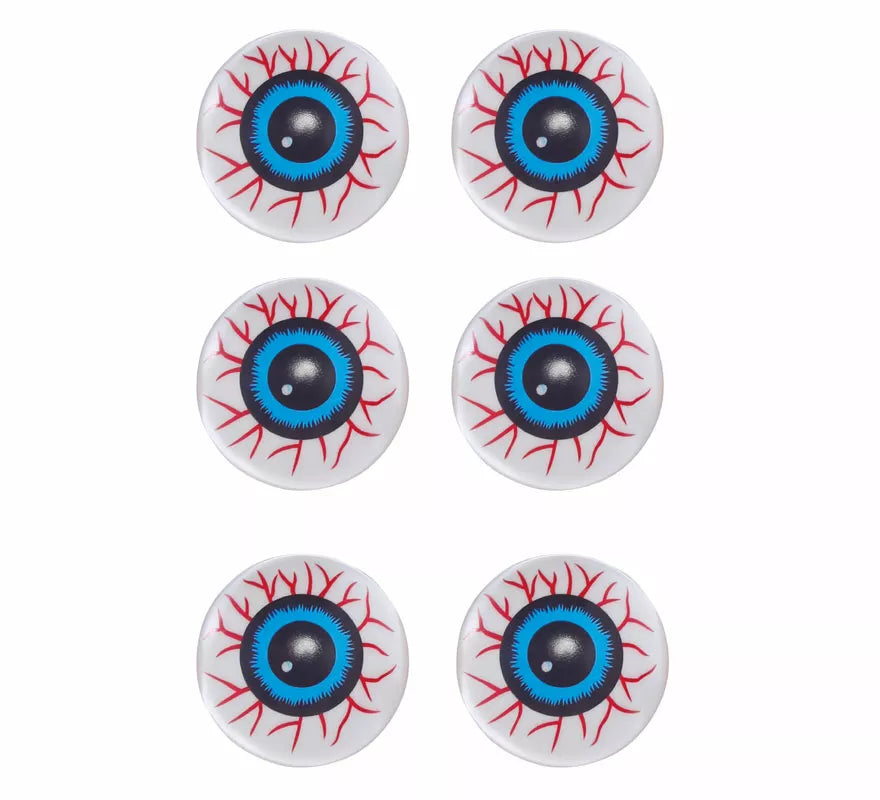 Translation missing: fr.Pack de 6 Ojos Terroríficos Decorativos