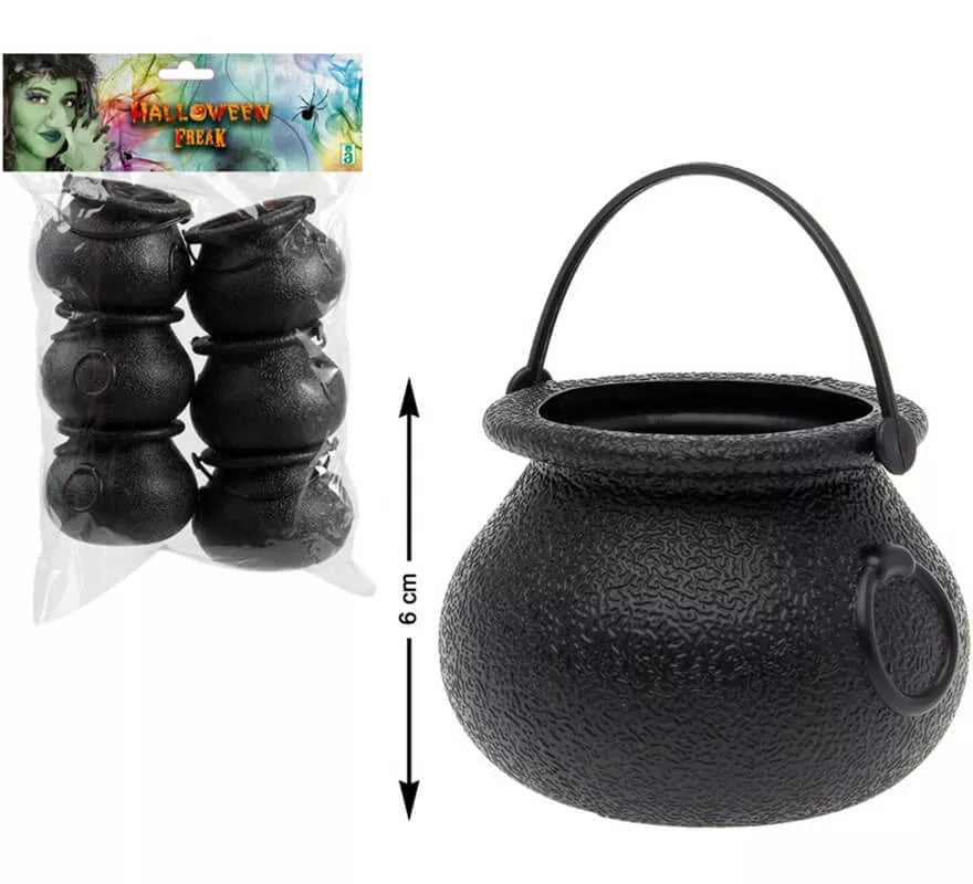 Translation missing: fr.Pack de 6 Ollas de Brujas de 6 cm