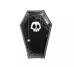Pack de 6 assiettes en carton Coffin de 18x25 cm
