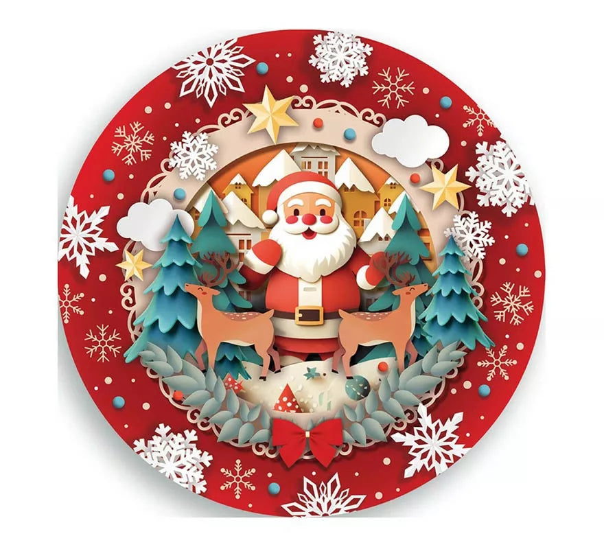 Translation missing: fr.Pack de 6 Platos de Navidad de 23 cm