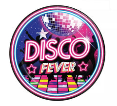 Pack de 6 assiettes Disco Fever de 23 cm