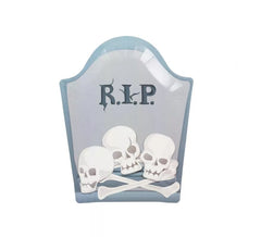 Pack de 6 assiettes en carton Tombstone 21x26 cm