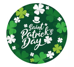Pack de 6 assiettes Saint-Patrick de 23 cm