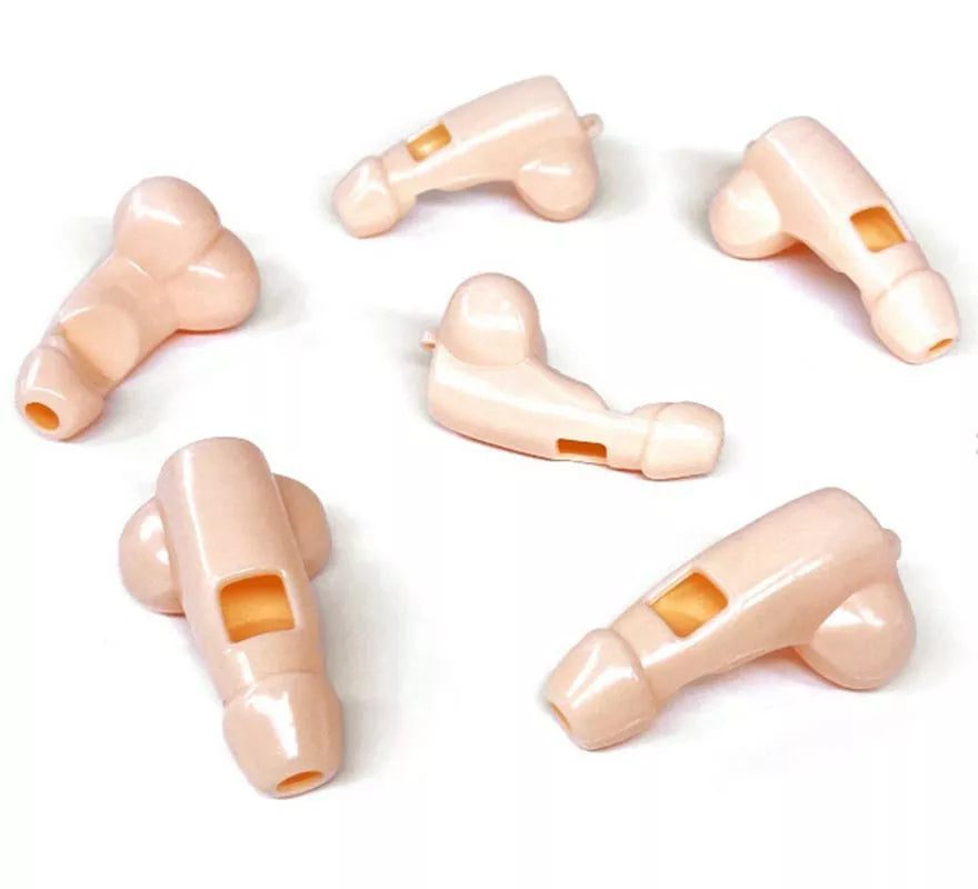 Translation missing: fr.Pack de 6 Silbatos con forma de Pene