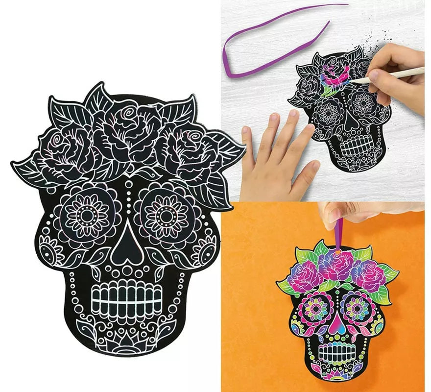 Pack de 6 Siluetas Mexicanas para Colorear 12 cm