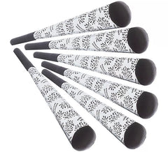 Pack de 6 Trompettes 'Buon Anno' Argent 25 cm pour le Nouvel An