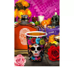 Pack de 6 verres Catrina colorés de 240 ml