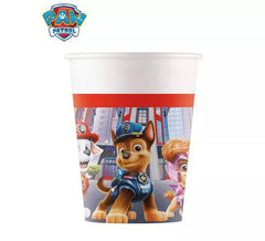 Pack de 6 gobelets en papier Paw Patrol de 200 ml