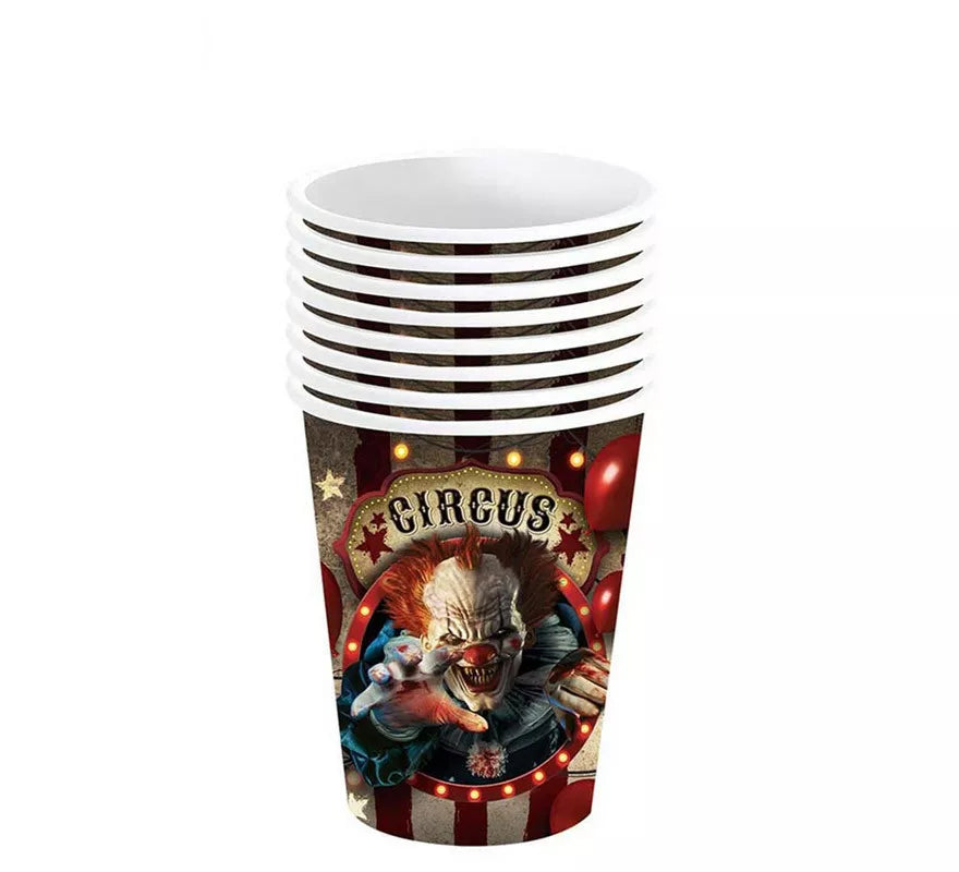 Translation missing: fr.Pack de 6 Vasos Payaso de 240 ml (9 cm)