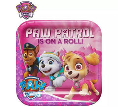 Paquet de 8 plateaux à papier Paw Patrol de 9 pouces